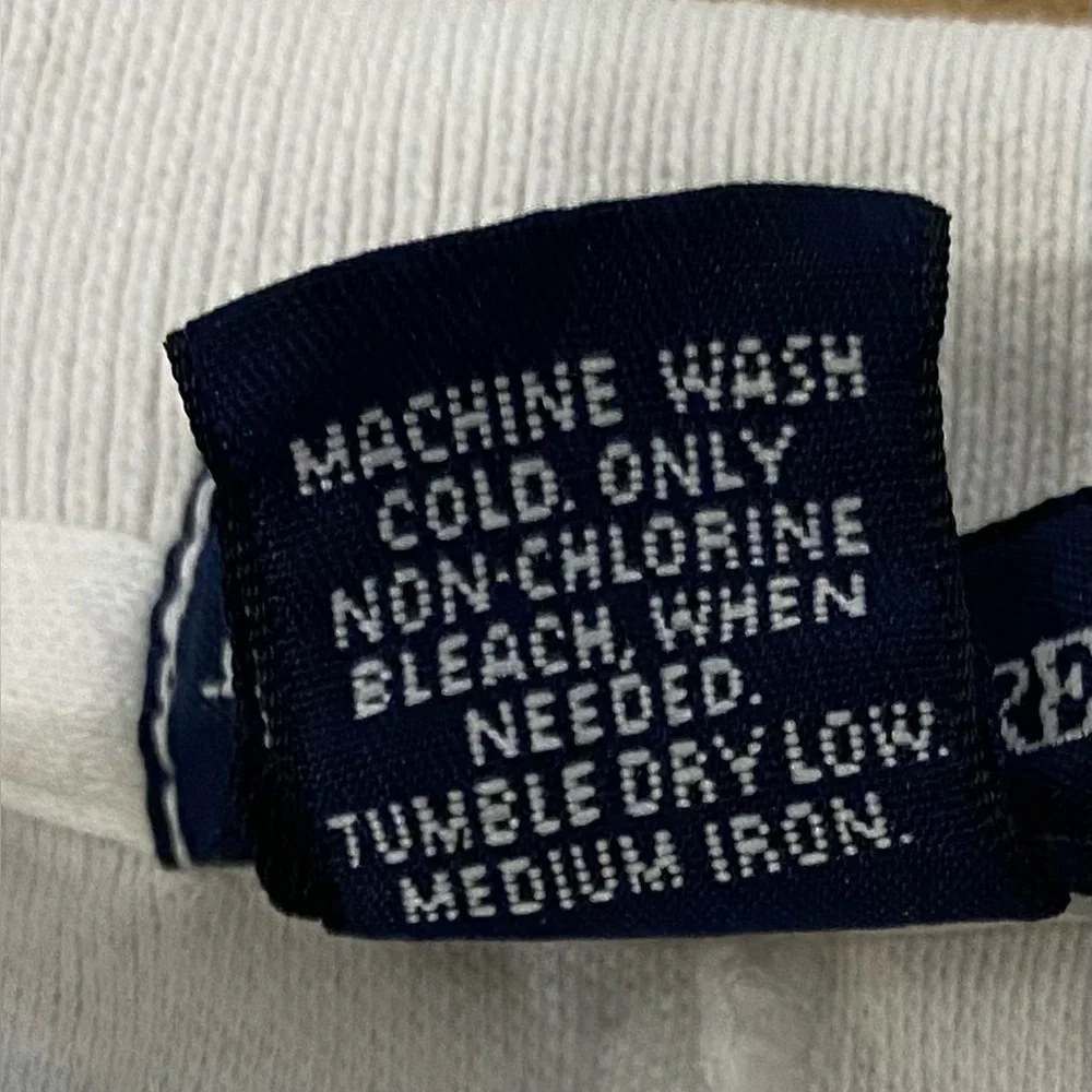 Vintage Ralph Lauren Infant Sz M (6-12m) White Soft Cotton‎ Polo Coverall
